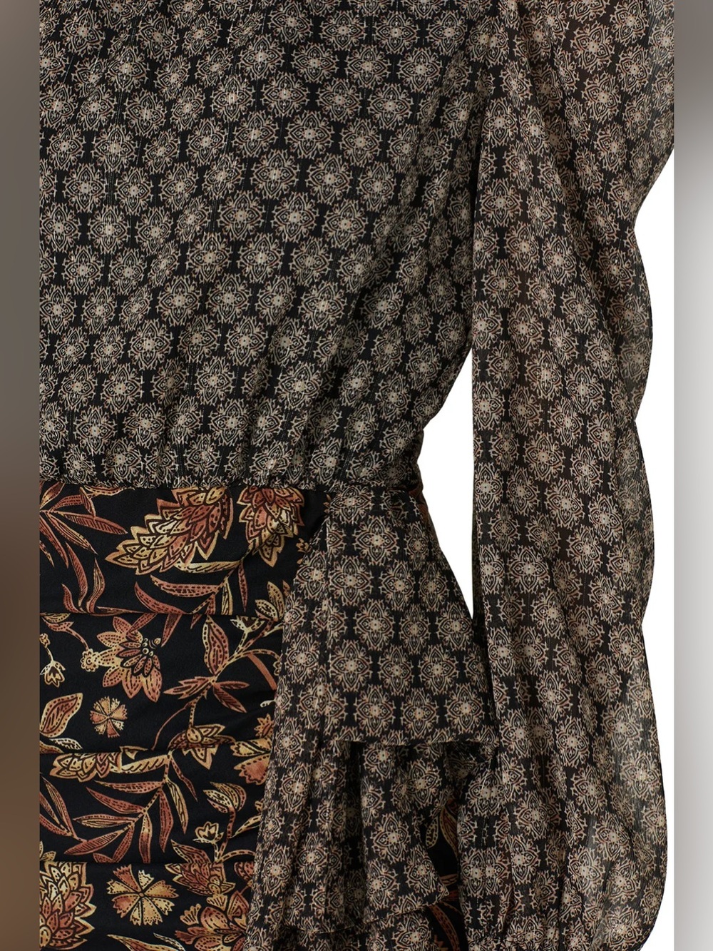 Misa Los Angeles Women’s Size 2 RTR Amber Paisley Print Mini Dress (0116) - Picture 5 of 16